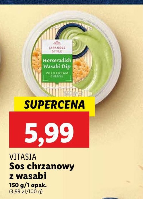 Sos chrzanowy z wasabi Vitasia japan promocja