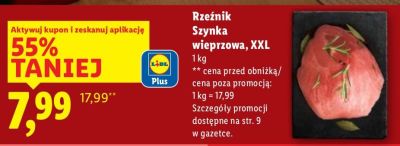 Szynka wieprzowa Rzeźnik, XXL promocja w Lidl