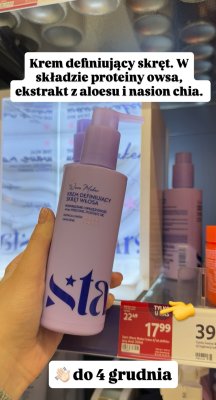 Krem definiujący skręt włosa Stara Mydlarnia promocja w Rossmann