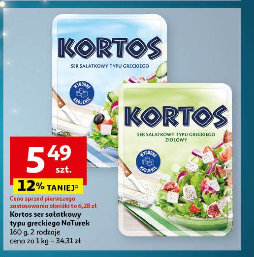 Kortos ser sałatkowy ziołowy Turek naturek Turek 123 promocja