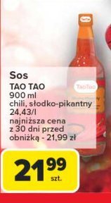 Sos chiili słodki Tao tao promocja w Carrefour