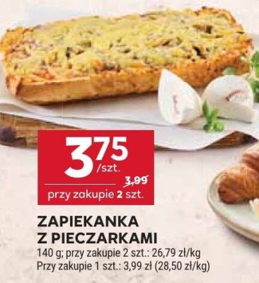 Zapiekanka z pieczarkami promocja w Stokrotka
