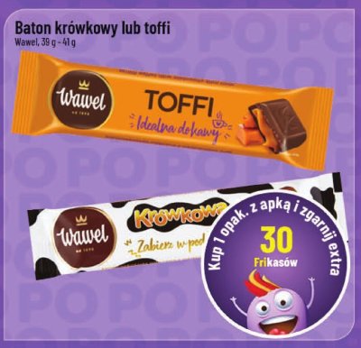 Baton krówkowy lub toffi Wawel promocja w POLOmarket