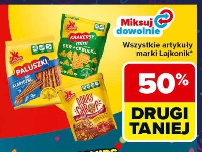 Paluszki Lajkonik Klasyczne promocja w Carrefour Market