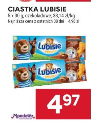 Ciastka Lubisie czekoladowe promocja w Stokrotka