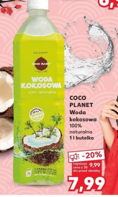 Woda kokosowa 100% naturalna promocja w Kaufland
