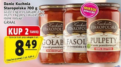 Danie Kuchnia Staropolska GRAAL promocja w Prim Market