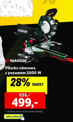 Piła stołowa tarczowa 2000w Parkside promocja