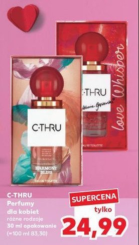 Woda toaletowa C-thru love whisper promocja w Kaufland