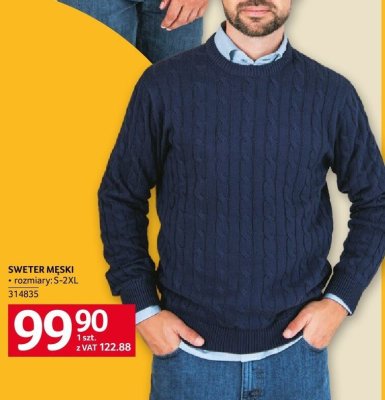 Sweter m臋ski Auchan inextenso promocja w Selgros