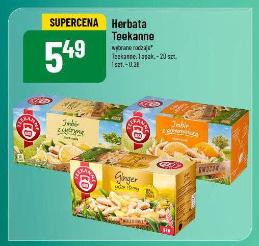 Herbata orange & ginger Teekanne world of fruits promocja