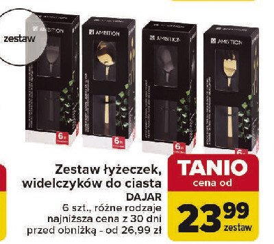 Łyżeczki do ciasta Ambition promocja w Carrefour