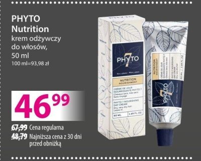 Krem PHYTO Nutrition odżywczy do włosów promocja w Hebe