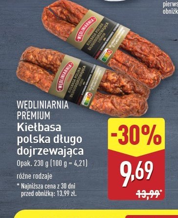 Kiełbasa polska długodojrzewająca Wędliniarnia premium promocja