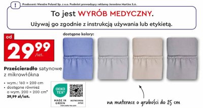 Prze艣cierad艂o satynowe 200 x 200 cm Smukee promocja