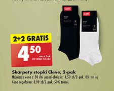 Skarpety stopki Cleve promocja