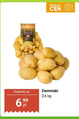 Ziemniaki 2,6 kg promocja w Dino
