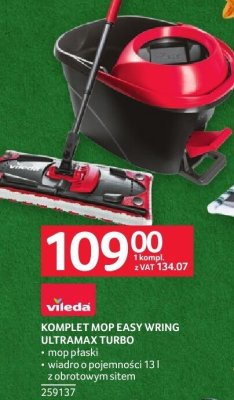 Komplet mop Easy Wring Ultramax Turbo Vileda promocja w Selgros
