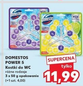 Kostka do wc lavender Domestos power5 promocja