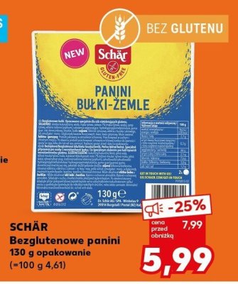 Bezglutenowe panini promocja w Kaufland