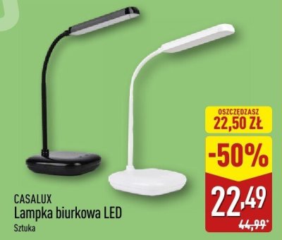 Lampka biurkowa LED promocja w Aldi