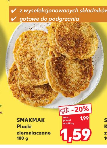 Placki ziemniaczane Smak mak promocja w Kaufland