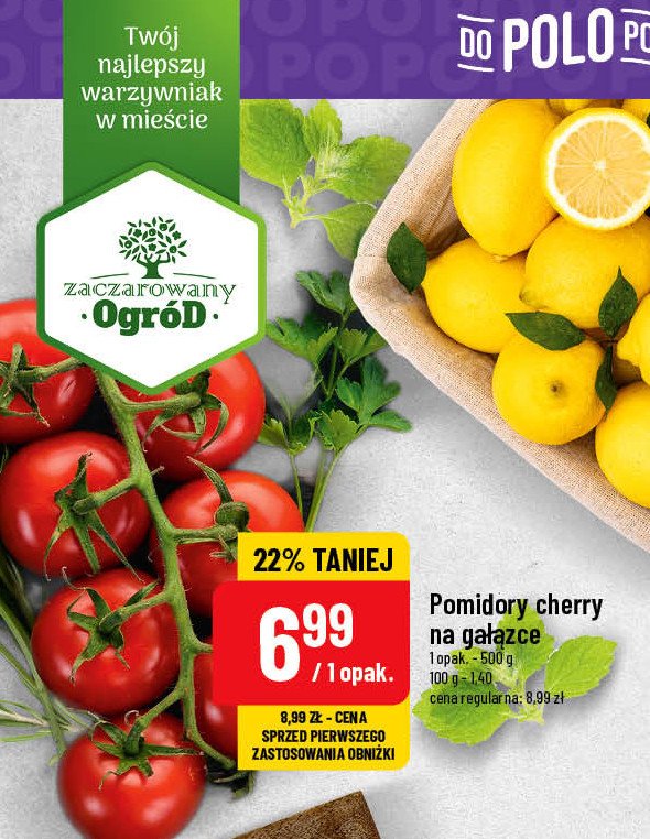 Pomidory cherry ga艂膮zka Zaczarowany ogr贸d promocja