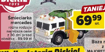 艢mieciarka mercedes Dickie toys promocja