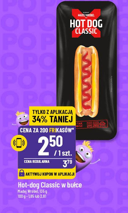 Hot dog ze śląską Madej & wróbel promocja