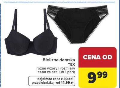Bielizna damska TEX promocja w Carrefour