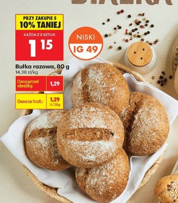 Bułka razowa promocja w Biedronka