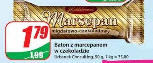 Baton marcepanowo- migdałowo- czekoladowy Hildebrand promocja