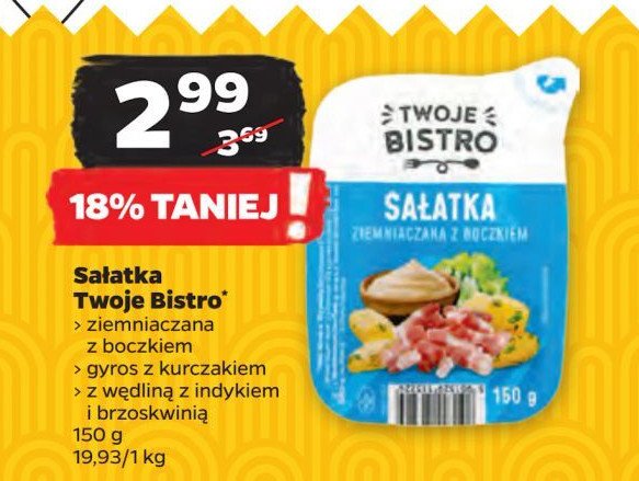Sa艂atka ziemniaczana z boczkiem TWOJE BISTRO promocja