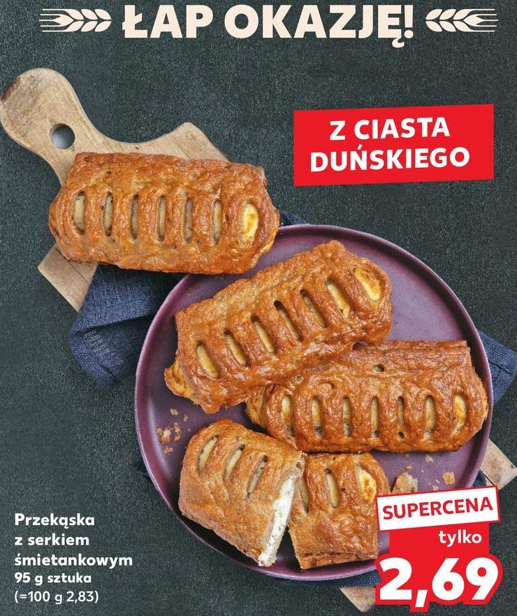 Przekąska z serkiem śmietankowym promocja