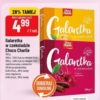 Galaretka w czekoladzie  promocja w POLOmarket