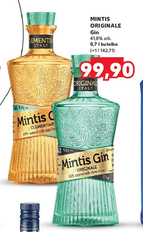 Gin Mintis gin clementine promocja w Kaufland