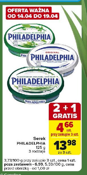 Serek original Philadelphia promocja