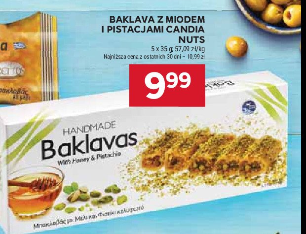 Baklava z miodem i pistacjami promocja w Stokrotka