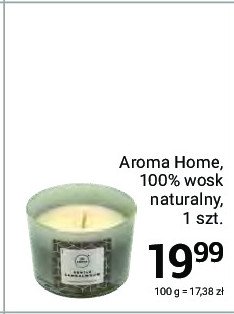 Wosk naturalny Aroma home promocja