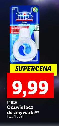 Odświeżacz do zmywarki odór stop Finish dual action promocja