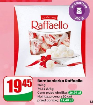 Bombonierka Raffaello promocja w Dino