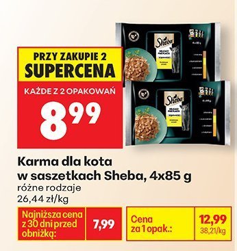 Karma dla kota w saszetkach, 4x85 g różne rodzaje promocja w Biedronka
