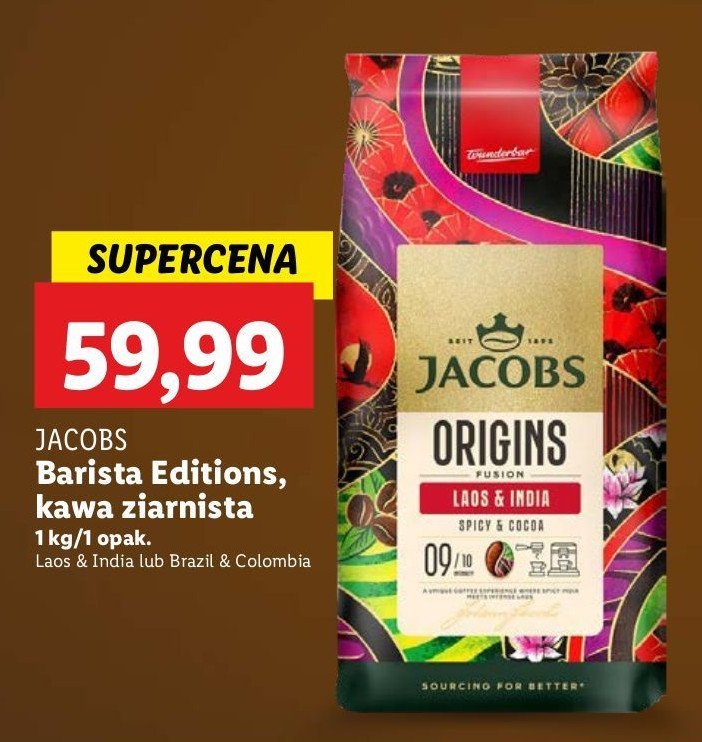 Kawa brazil & colombia Jacobs origins promocja