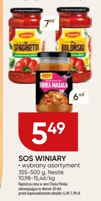 Sos Winiary promocja w Chata Polska