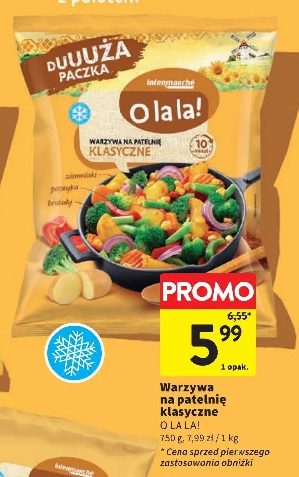 Warzywa na patelnie klasyczne O la la! promocja