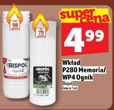 Wkład P280 Memoriał/ WP4 Ognik Bispol promocja w TOPAZ