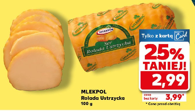 Ser rolada ustrzycka Mlekpol promocja
