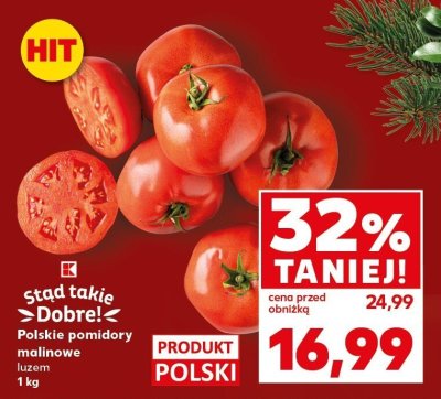 Pomidory malinowe luzem 1 kg promocja w Kaufland