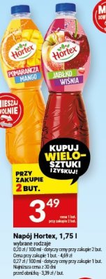 Napój Hortex, 1,75 l promocja w Twój Market
