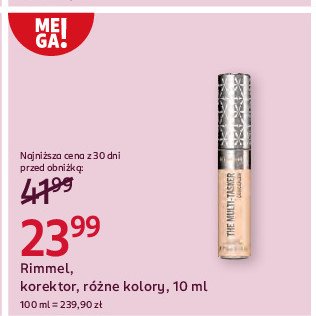 Korektor 020 fair Rimmel the multi-tasker promocja w Rossmann